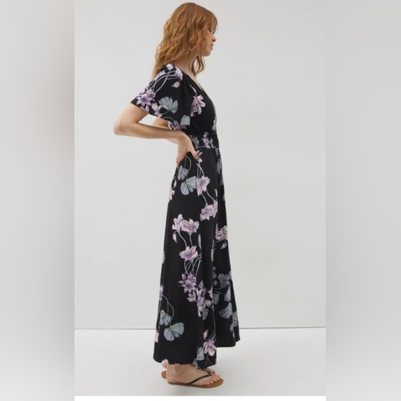 SOMA Oasis Midi Floral Bra Dress | L - Picture 3 of 10